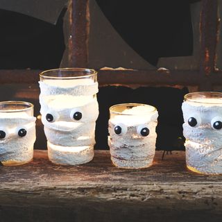 Selbstgemachte Halloween-Deko