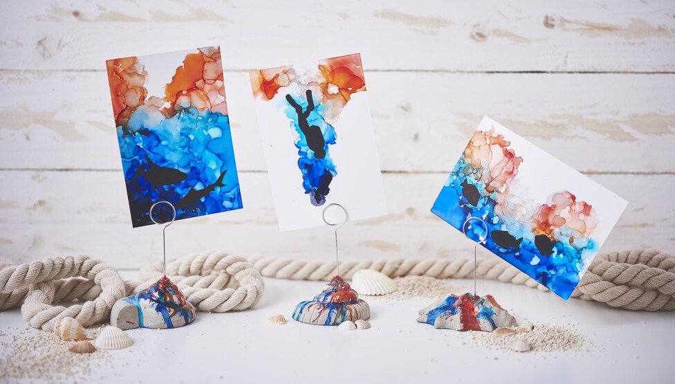 Alcohol Ink Unterwasserwelt