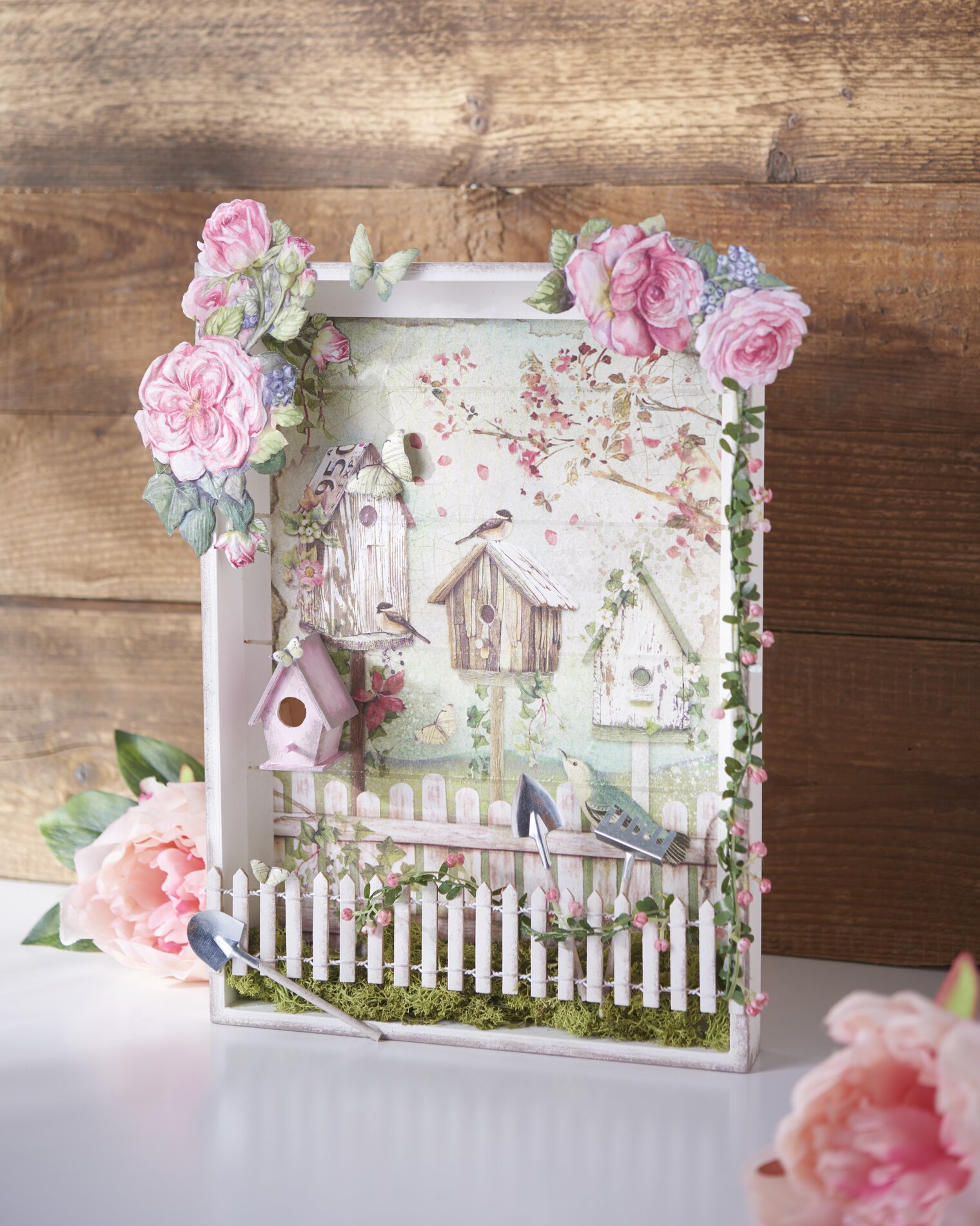 strohseide auf holzrahmen