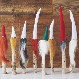 Wichtel aus Birkenästen basteln