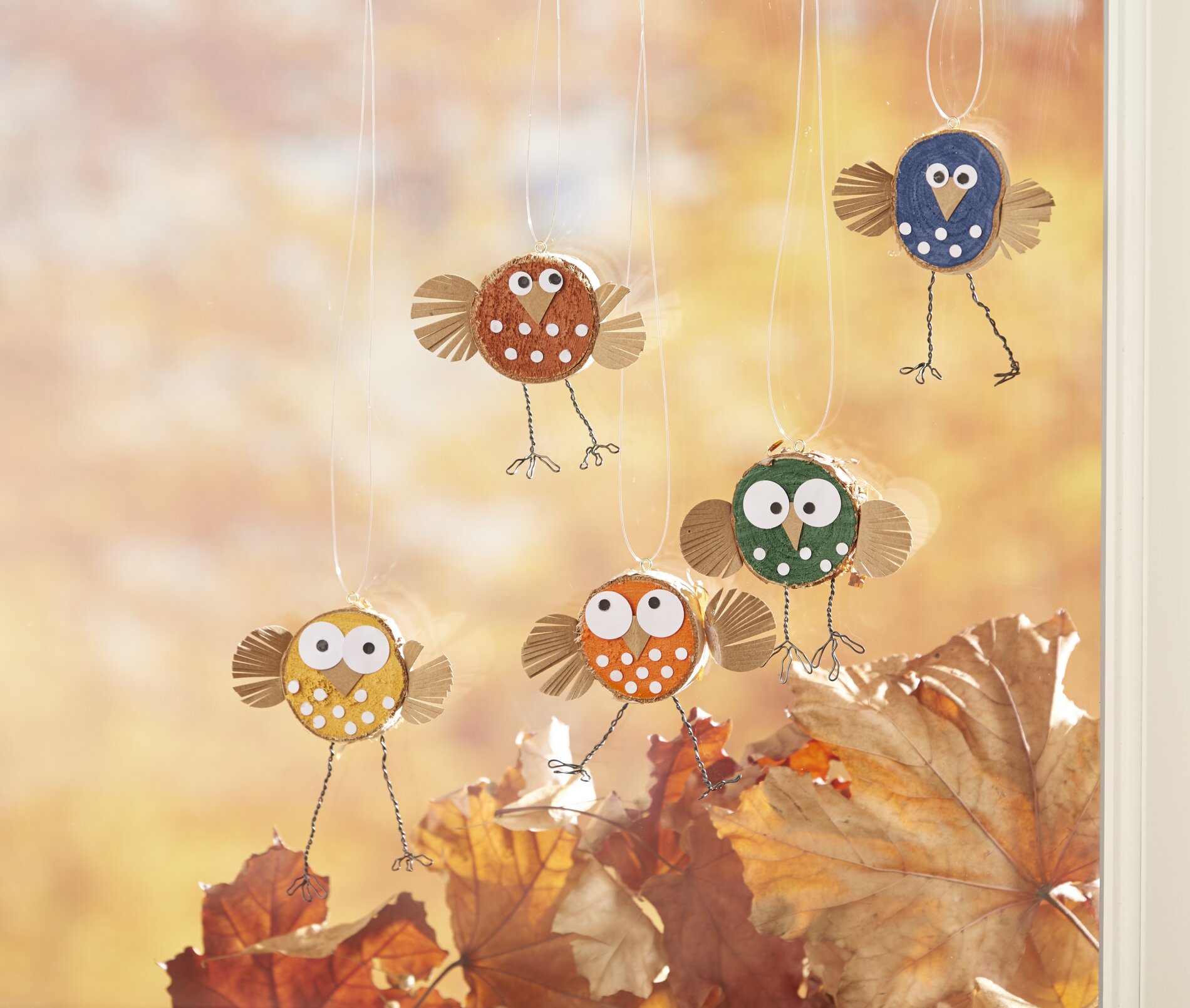 vögel rindenscheiben