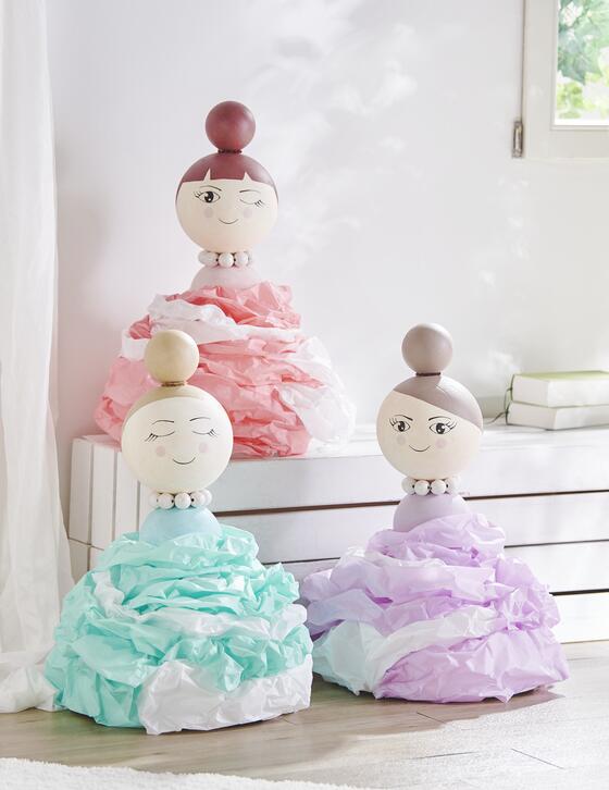 Ballerina aus Styropor