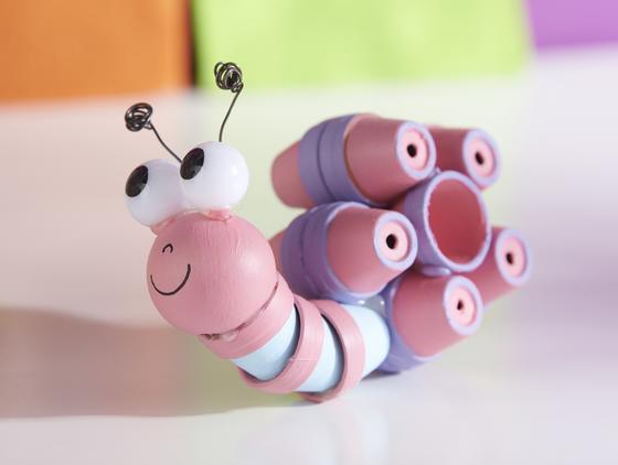 schnecke aus tontopf