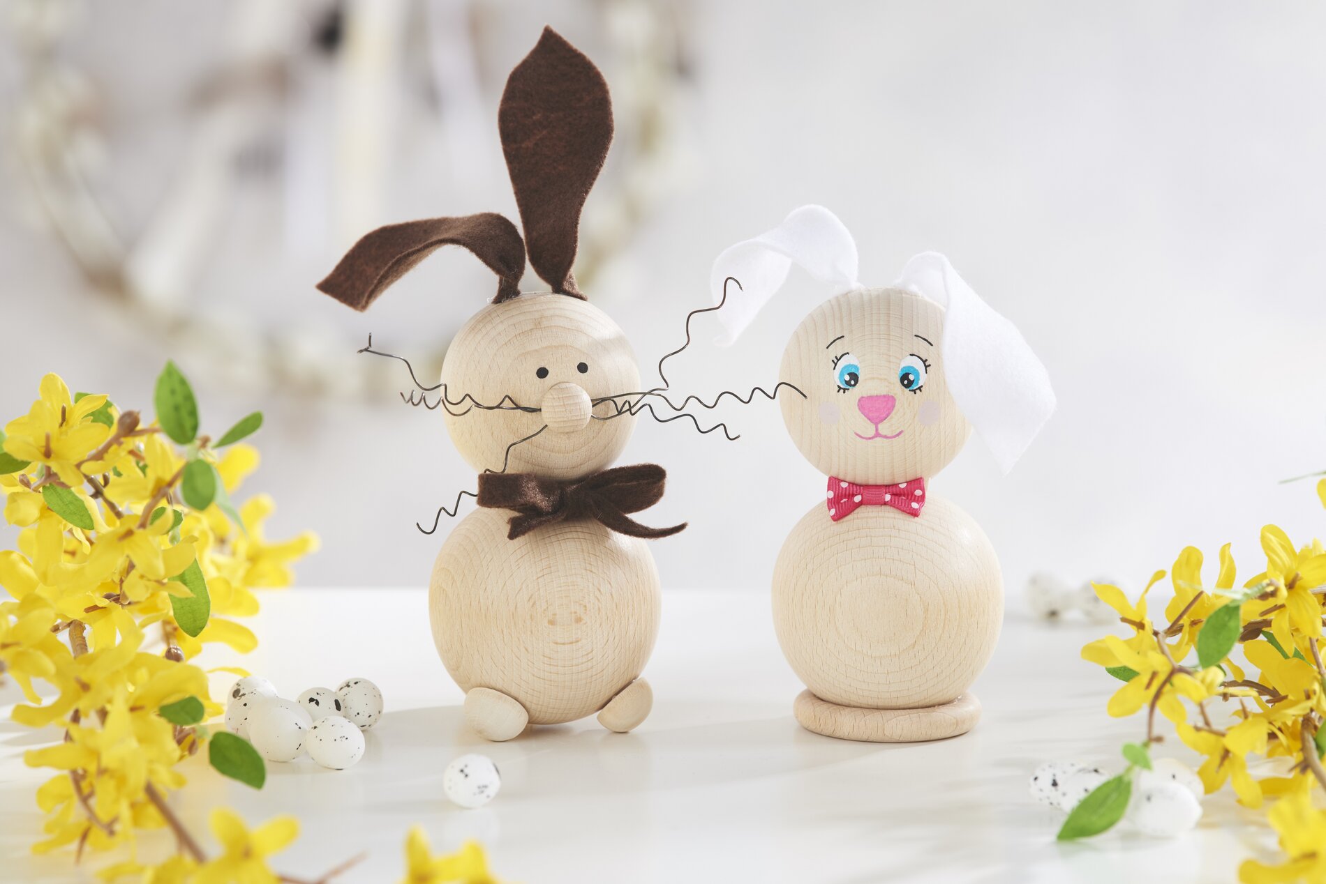 osterhasen aus kugeln