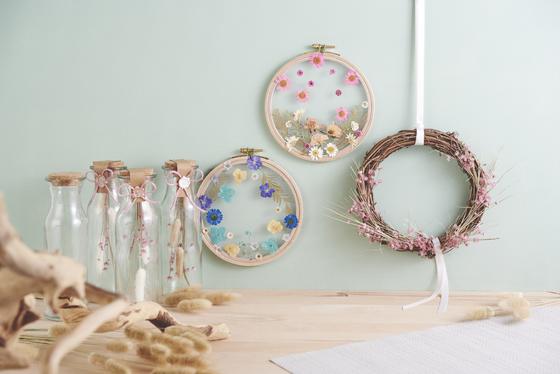 trockenblumen arrangement