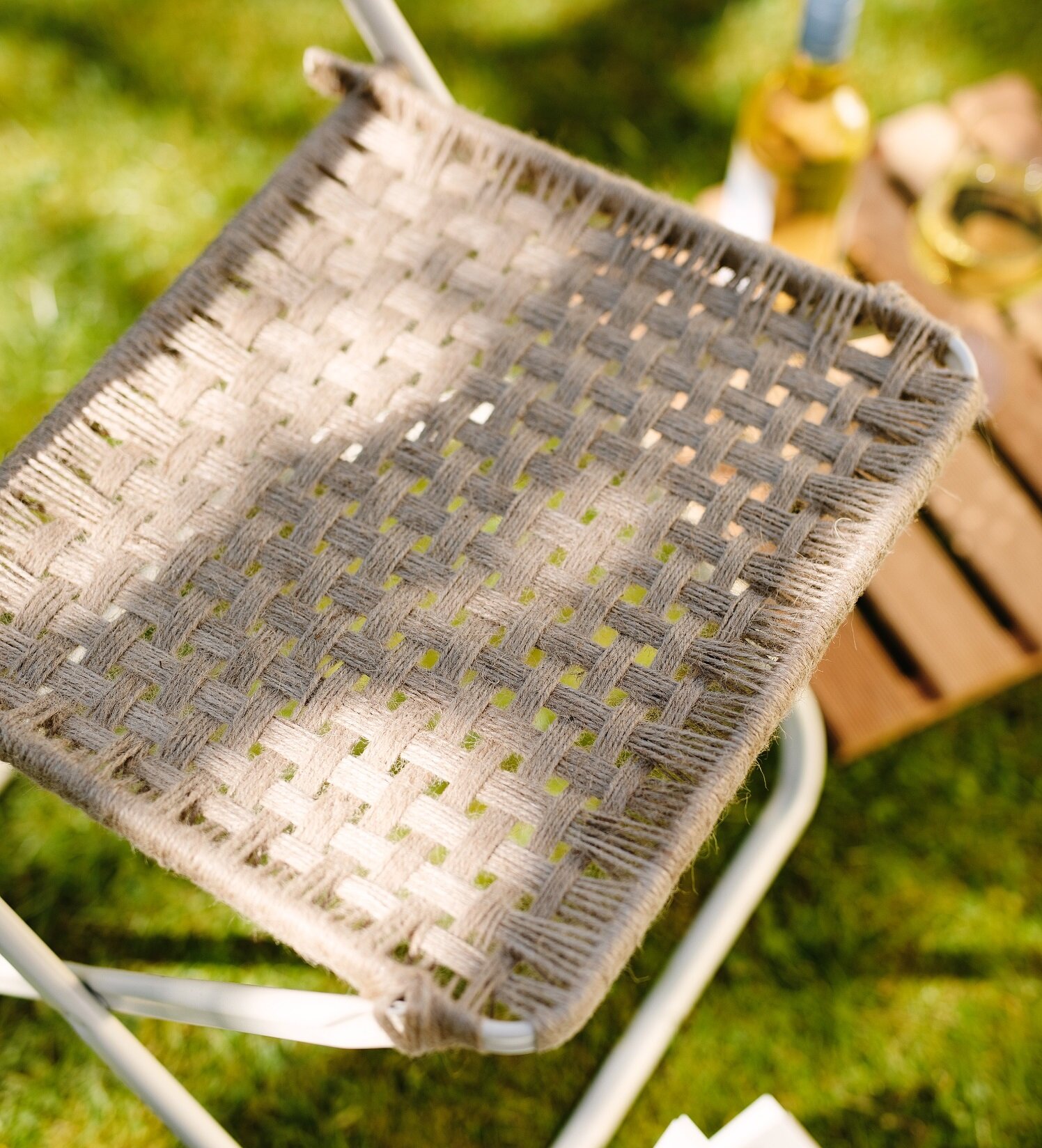 Upcycling Stuhl für den Garten