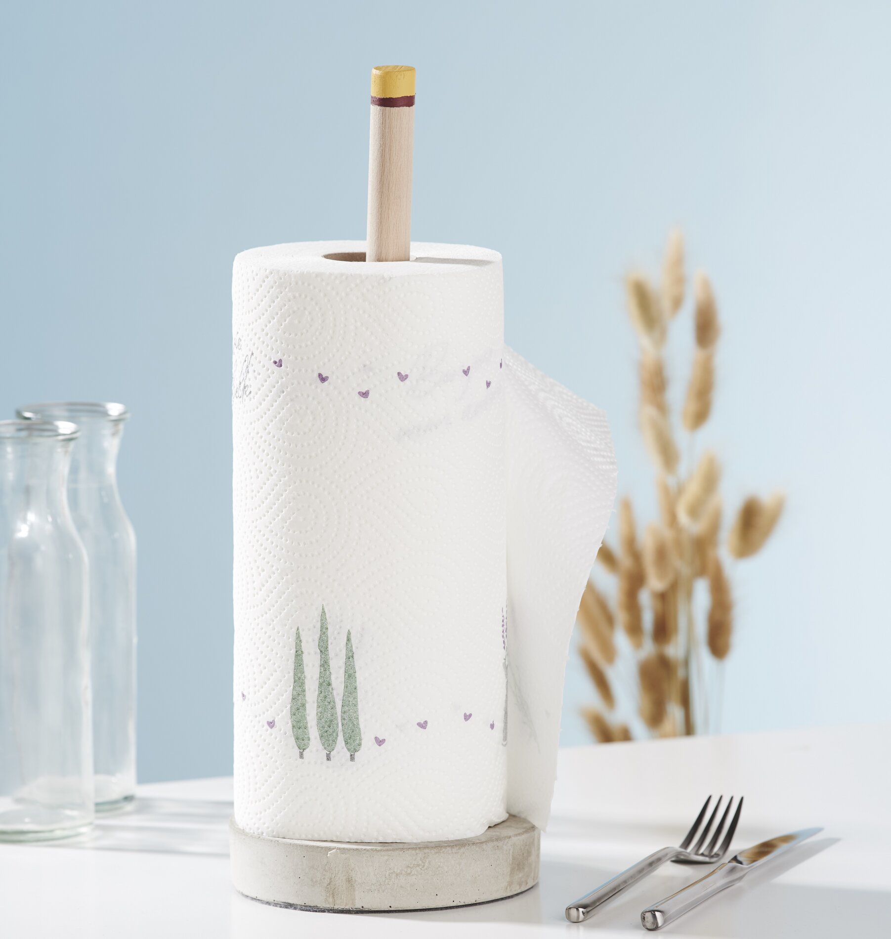 beton küchenrollenhalter