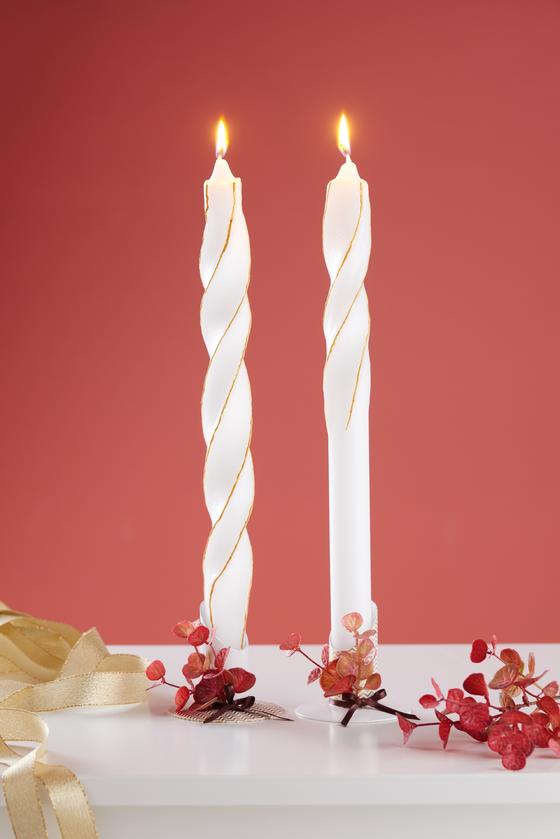 Gedrehte Kerzen