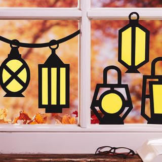 fensterbilder laterne