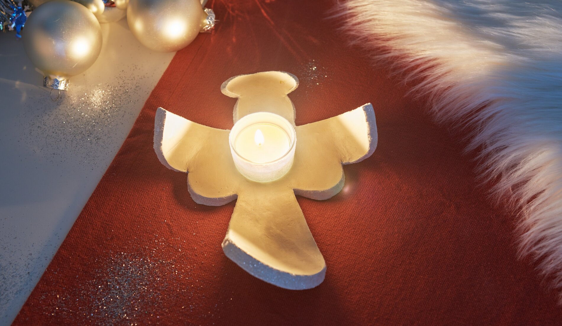 Tonschale Engel formen