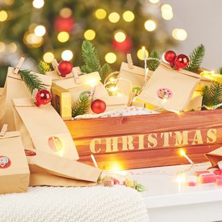 Classic advent calendar "Merry Christmas"