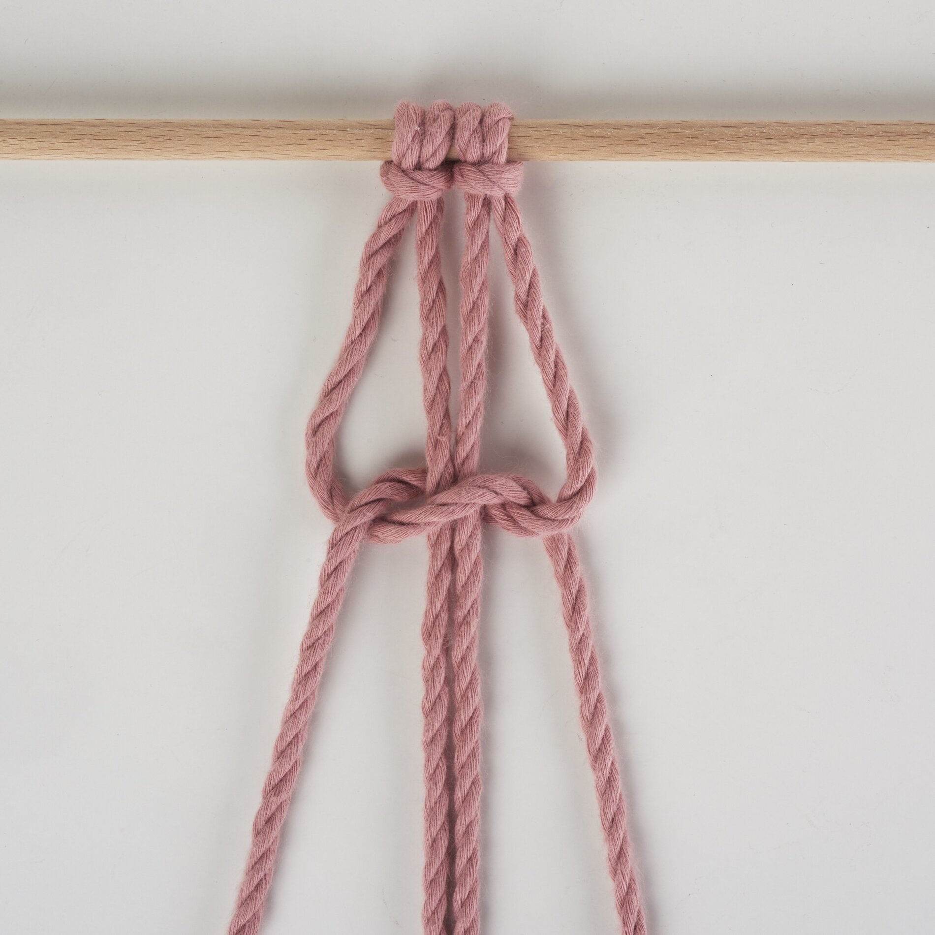 Spiralknoten rechts gedreht 2