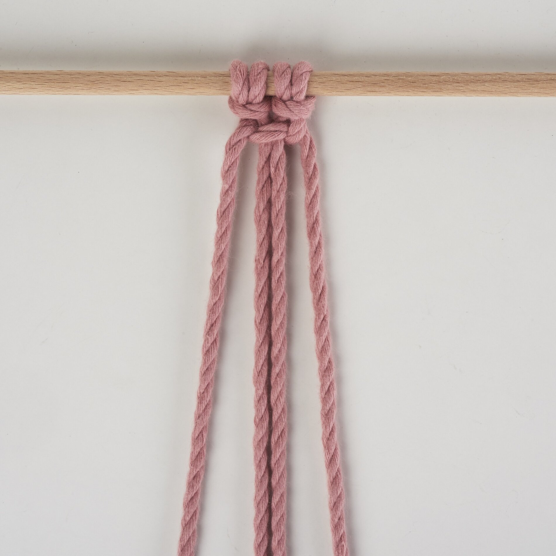 Spiralknoten rechts gedreht 3