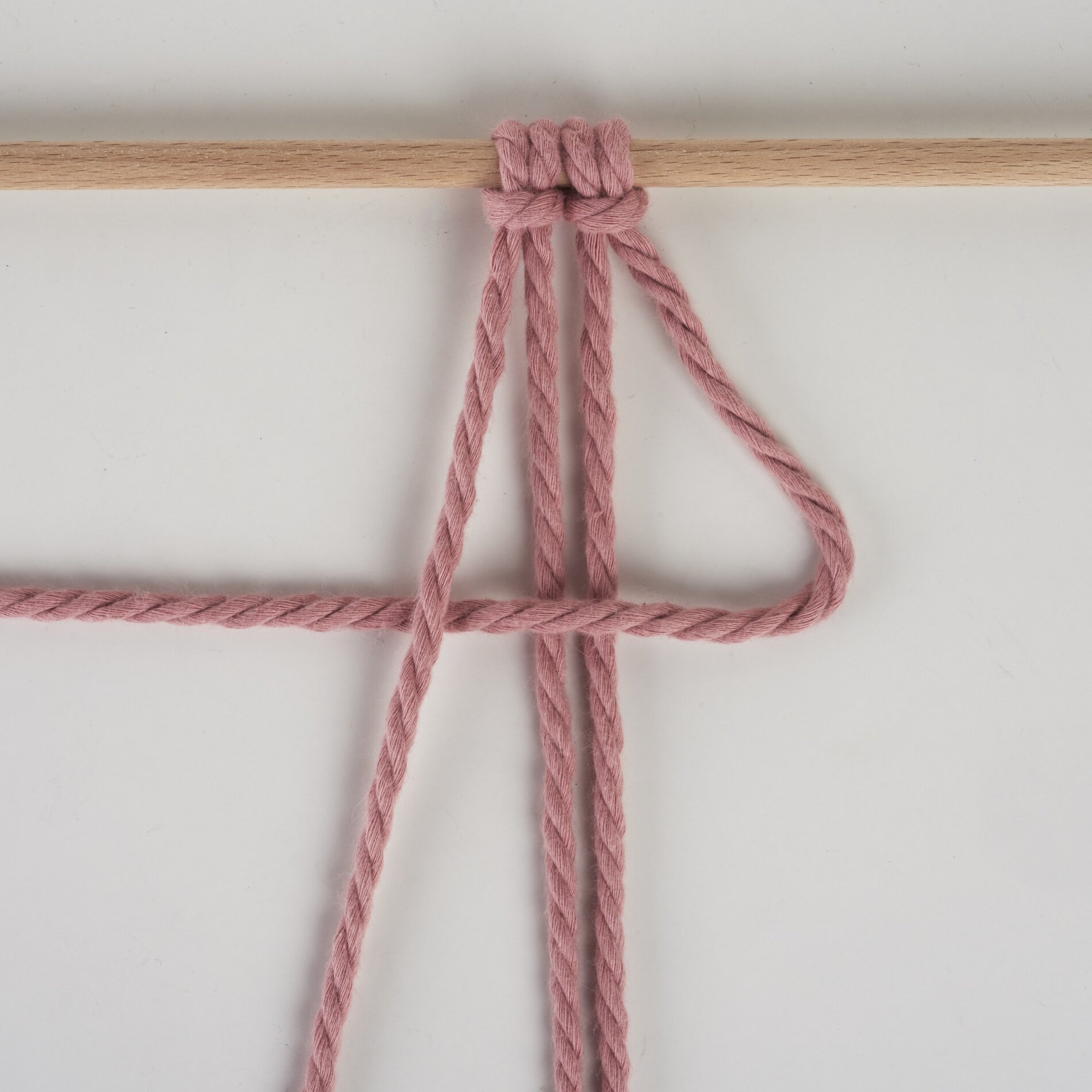 Spiralknoten nach links gedreht 1