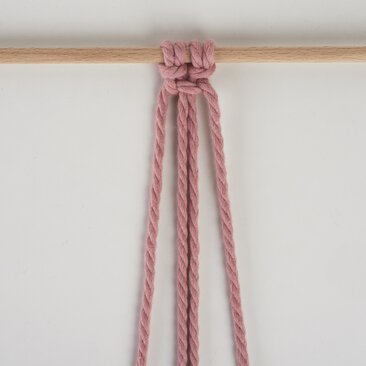 Spiralknoten nach links gedreht 3