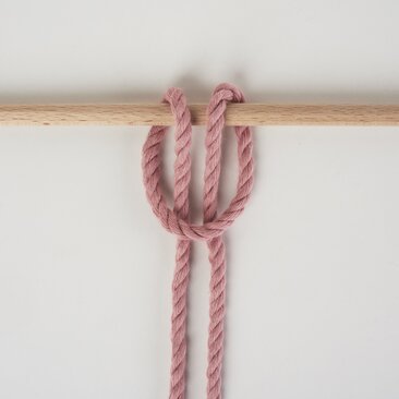 Lerchenkopfknoten Rückswärts 3