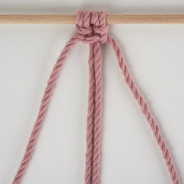 kreuzknoten nach links gerichtet 4