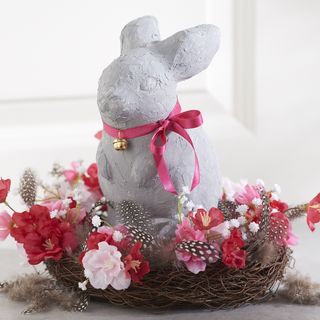 Easter nest with Easter bunny