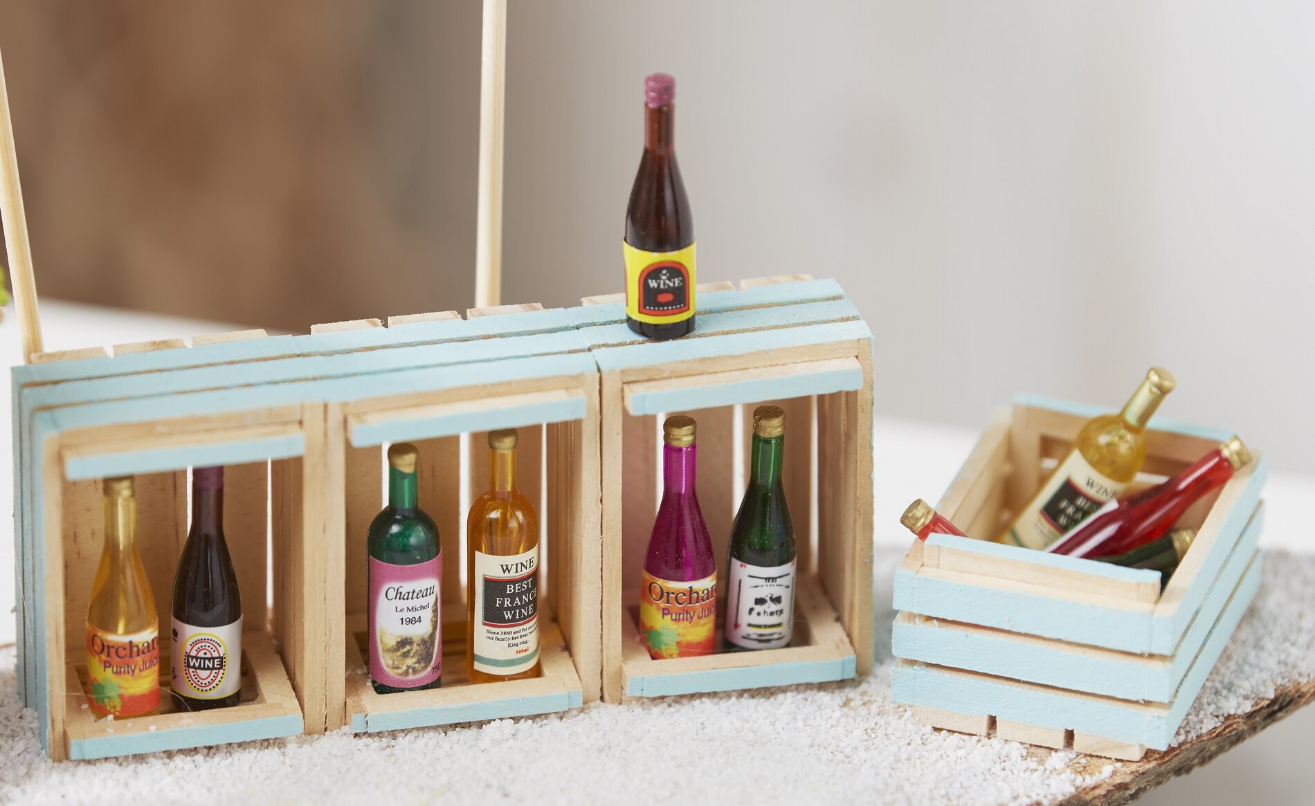 Maritime Miniatur Sommer-Szene