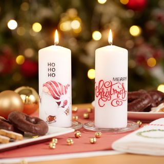 Weihnachtskerze Servietten