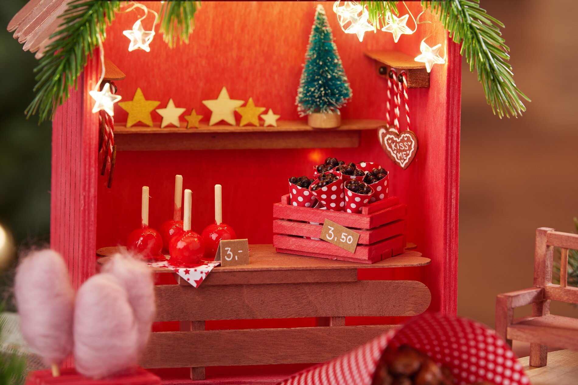 Miniatur-Weihnachtsmarkt