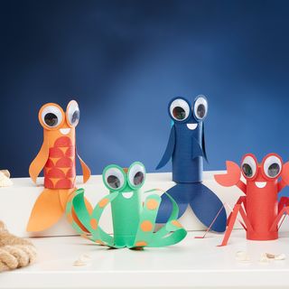 meerestiere papprollen