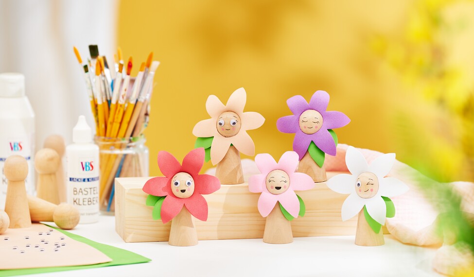 VBS Bastelset "Frühlings-Blümchen"
