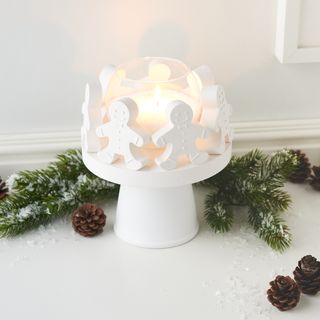 Casting gingerbread men-kandelaar 