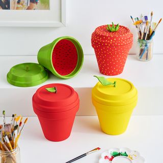 Früchte-Töpfe basteln