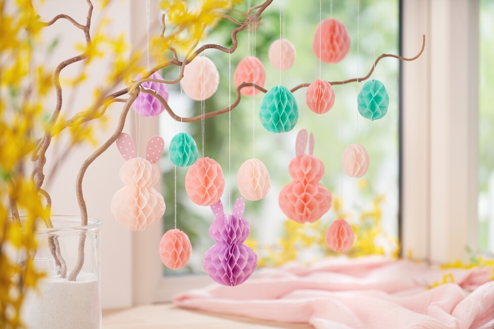 Wabenhasen und Eier basteln