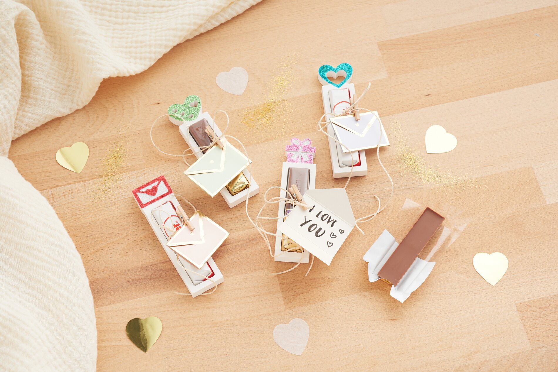 Geschenkverpackung für Schokorigelhalter&Geldscheine