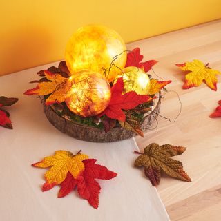 Making fall light balls