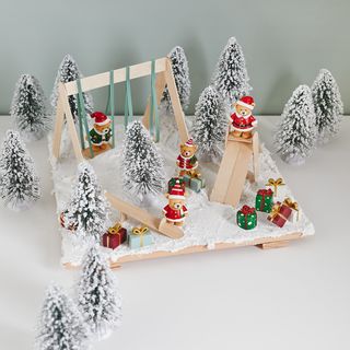 Scena natalizia in miniatura