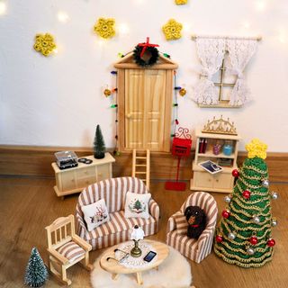 Miniaturszene Oh Tannenbaum