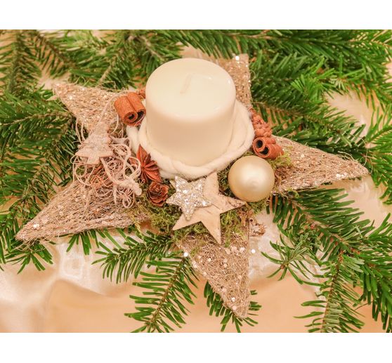 244_Natascha S._Weihnachtlicher Glitzerstern_Kategorie Natur