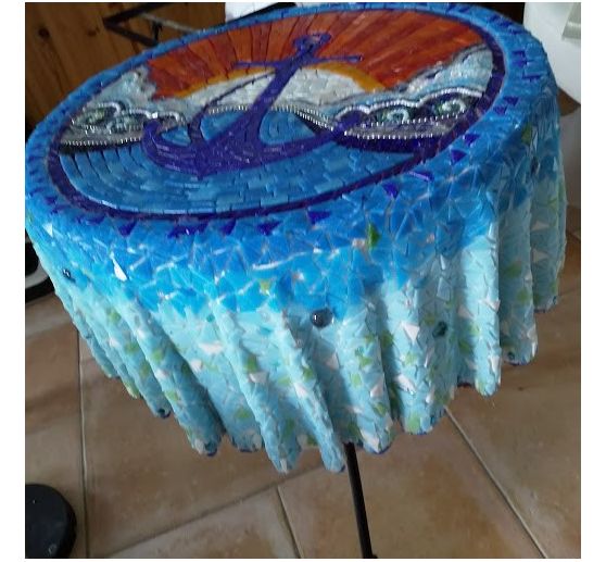 71_sk263_Unverw&uuml;stliche Mosaik Tischdeke