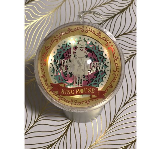 49_cinderellla0101_Weihnachtskugel King Mouse the Nuscracker