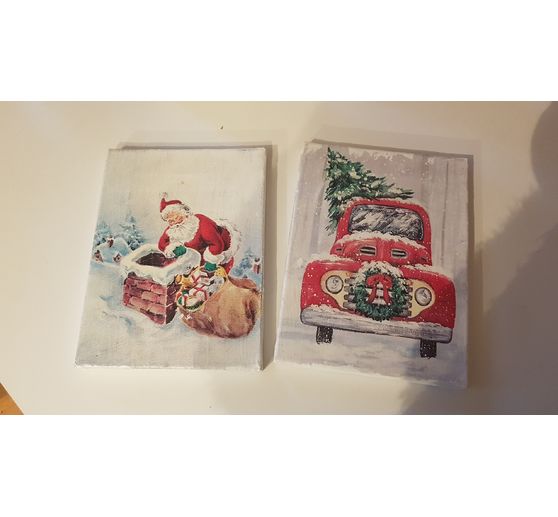 63_Lorisha_Weihnachten auf Keilrahmen