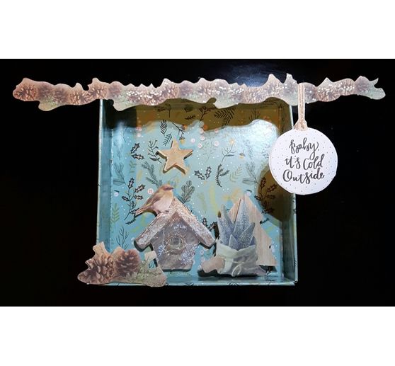 403_K&ouml;nigstochter _weihnachtliche Shadowbox