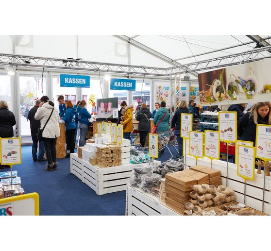 Messezelt Innen Kassen