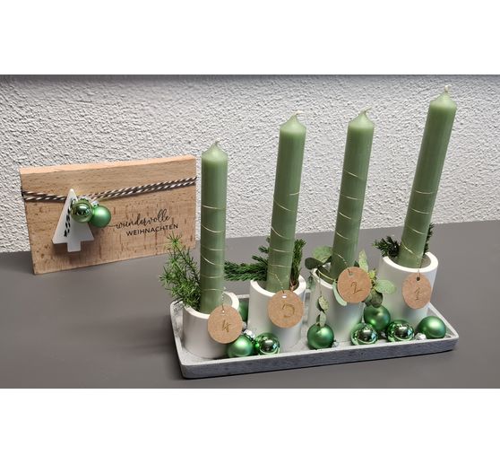 334_Raysin_Advent, Advent, ein Lichtlein brennt...