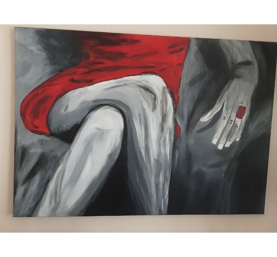 17_k&uuml;ssender Smiley_Rotes Kleid