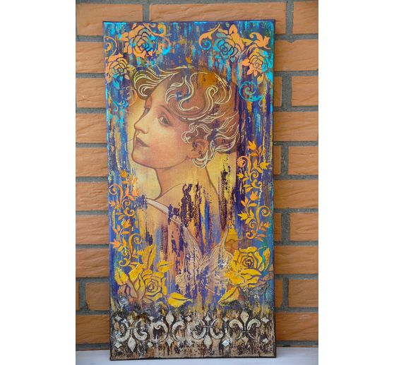 74_helenasbastelstube_Mixed Media Bild Moderne Interpretation