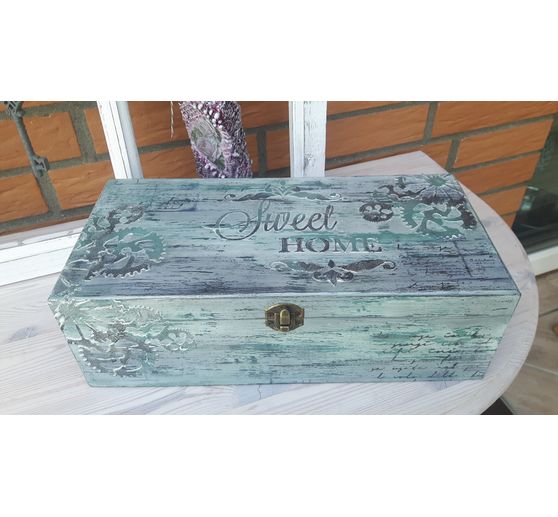 89_helenasbastelstube_Vintage Schatulle, Mixed Media Art