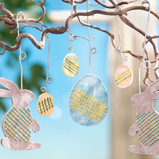 Istruzioni: bouquet di Pasqua a scacchiera