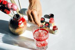 Wie geht Marmorieren? Hier wird es gezeigt