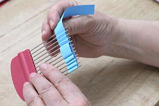 Kammquilling Arbeitsschritt Kammquilling Arbeitsschritt