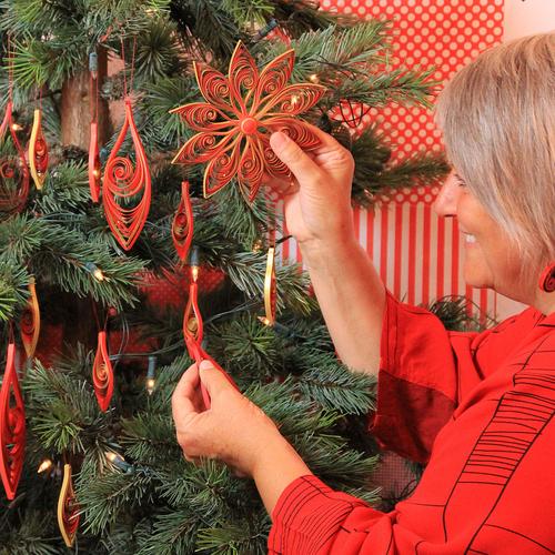 Karen-Marie Klip Grannies Drops Quilling: Grannies Drops für Weihnachten
