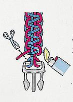 Anleitung f&uuml;r Paracord Armband Schritt 6