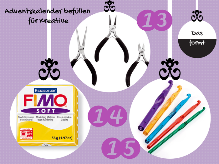 Adventskalender f&uuml;llen f&uuml;r Bastler und Kreative
